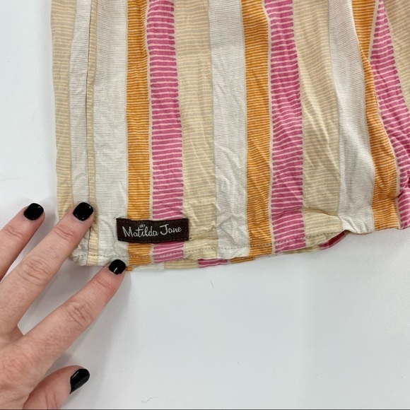 Matilda Jane Take a Chance Striped Jumpsuit Romper Size‎ S - Picture 8 of 14